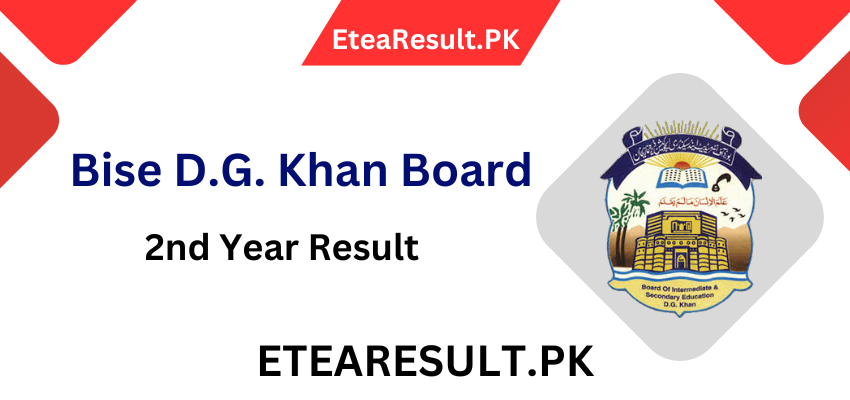 12th Class 2nd Year Result Bise D.G. Khan Board