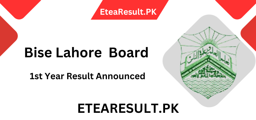 BISE Lahore 11th Class Inter Part 1 Result