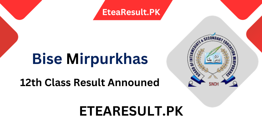BISE Mirpurkhas 12th Class Result 
