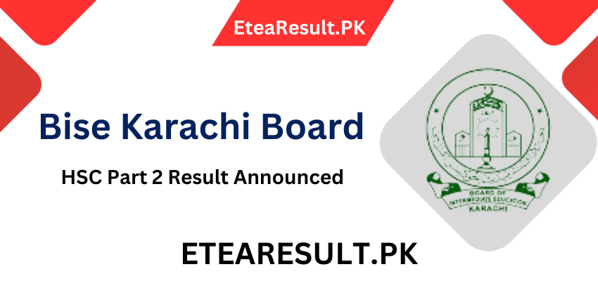 Bise Karachi Board HSC Part 2 Result Gazette