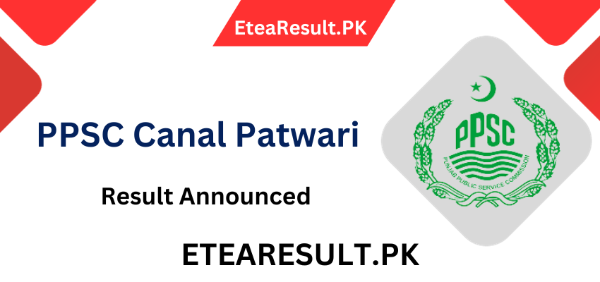PPSC Canal Patwari Result