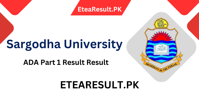 ADA Part 1 Result Sargodha University 