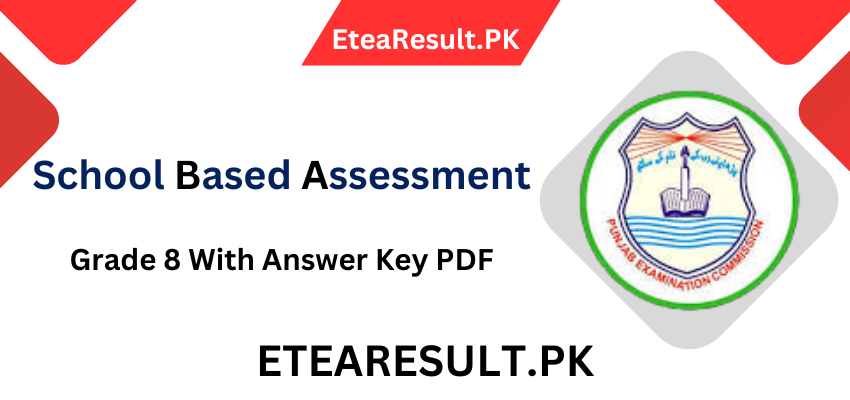 School Based Assessment Grade 8 With Key