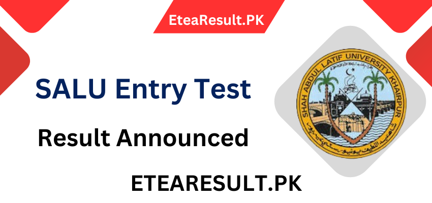 SALU Entry Test Result 