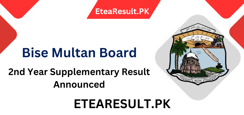 Bise Multan Board 2nd Year Supplementary Result