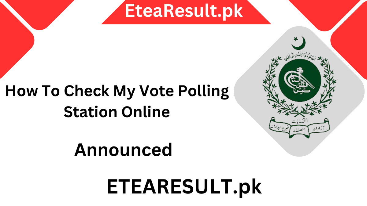 How To Check My Vote Polling Station Online