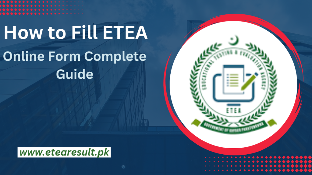 ETEA Online Form 2023