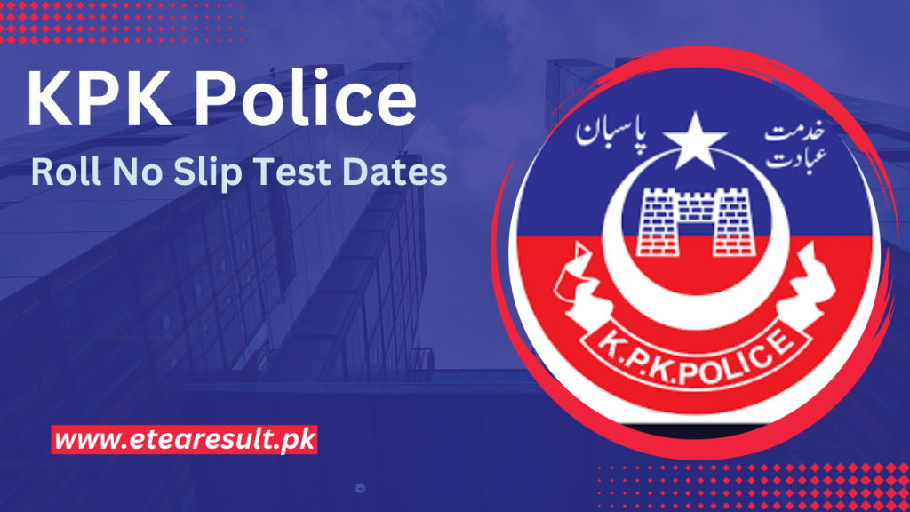 KPK Police roll no slip 2023
