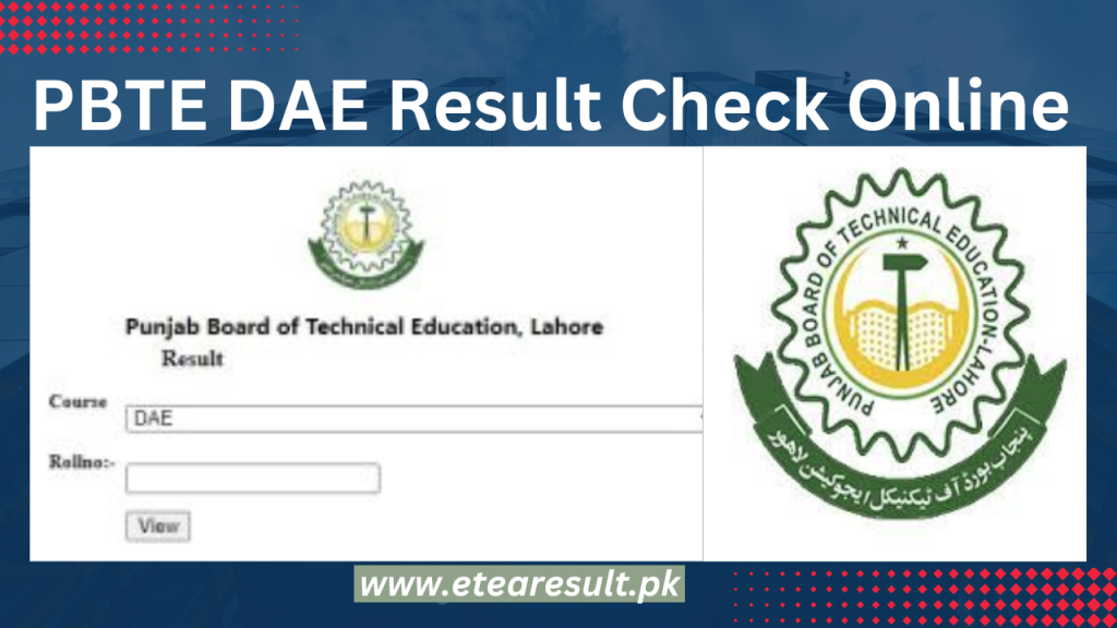 PBTE DAE Result Check Online 