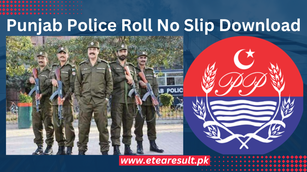 Punjab Police Roll No Slip 2023