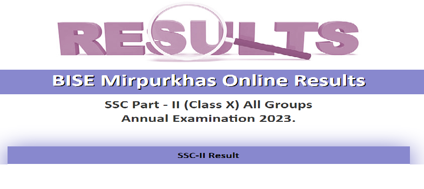 BISE Mirpurkhas 10th Result 2023 Gazette Download PDF by Seat No