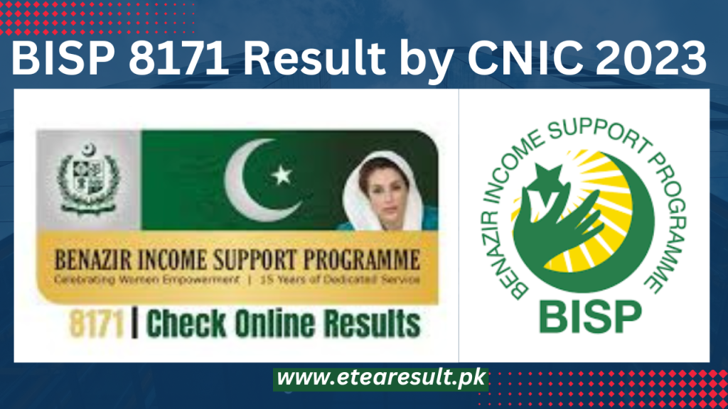 BISP 8171 Result by CNIC 2023 